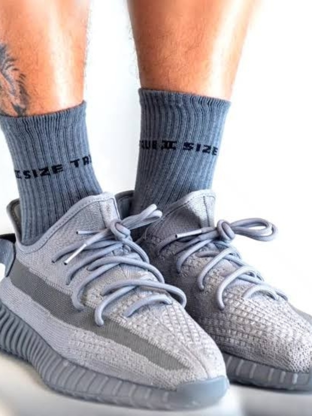 Men's Grey Crew Socks – True Fit Style